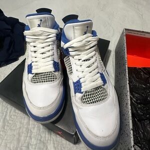 Jordan 4 motorcross with box size 10